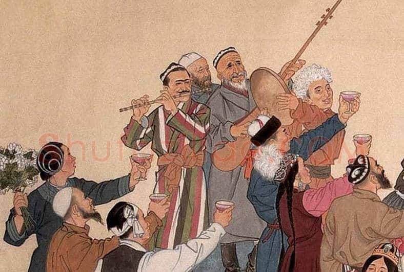 叶浅予《中华民族大团结》工笔重彩人物画赏析 | 书画讲解