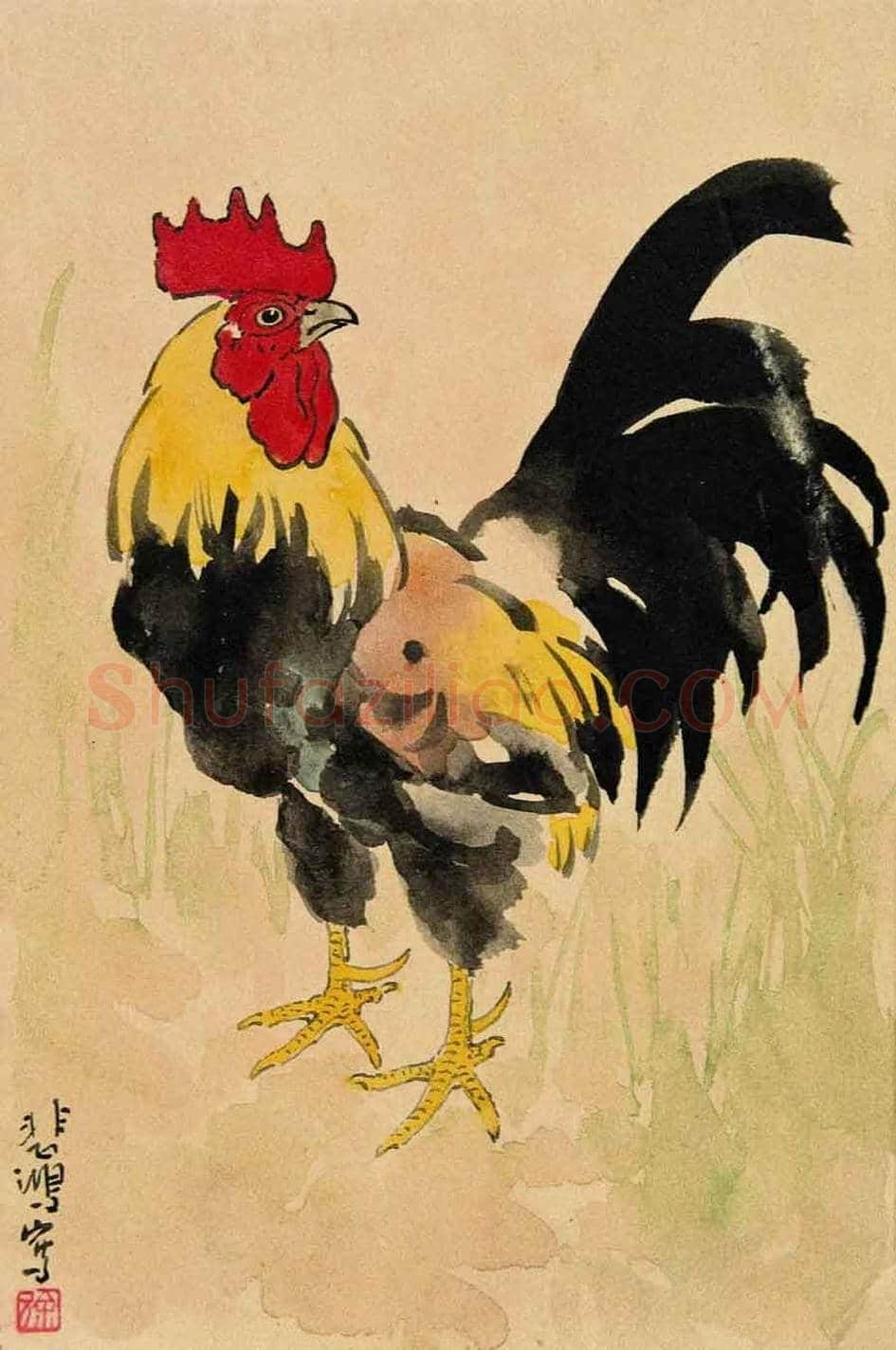 名家笔下的大吉图欣赏 | 书画资料