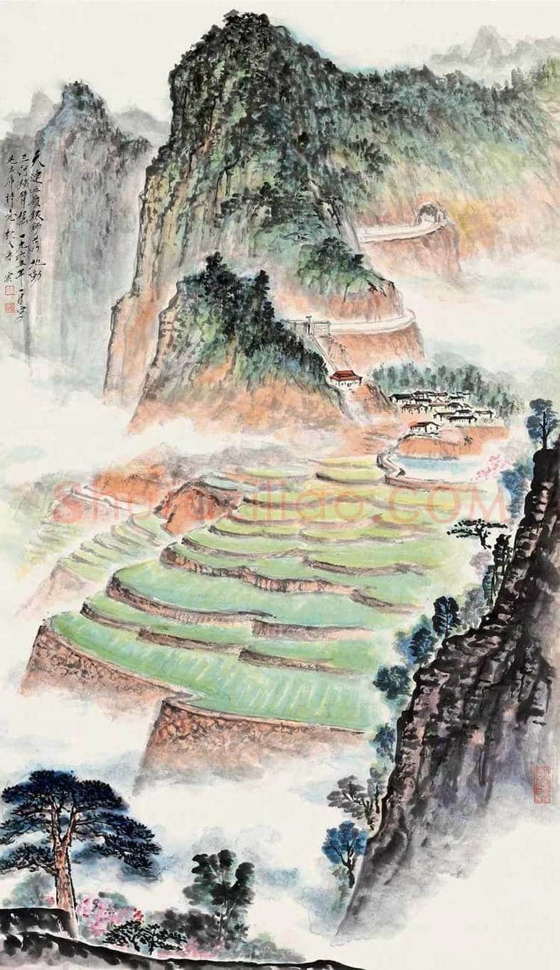 唐云山水画作品欣赏 | 书画讲解