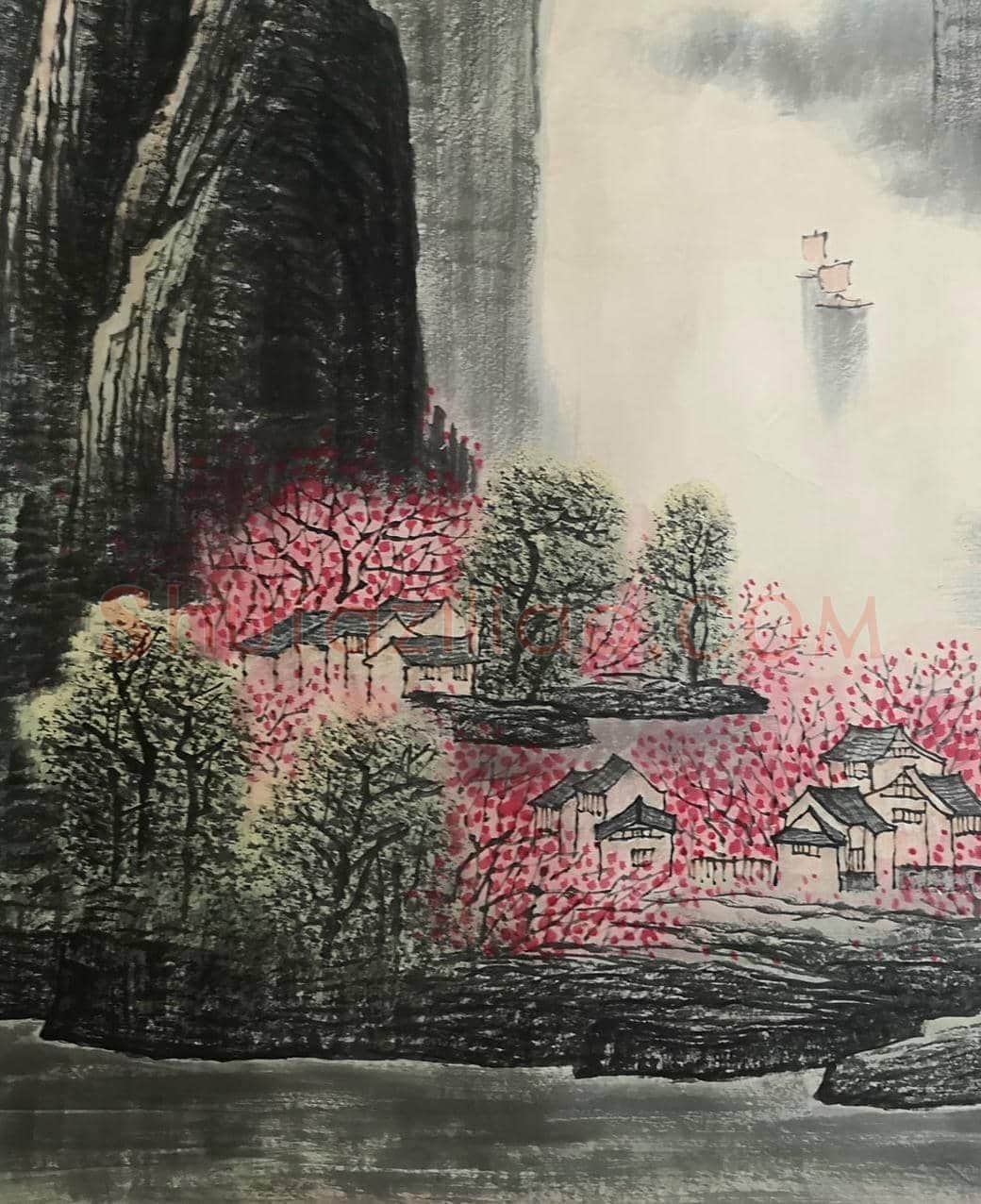 李可染丈二《漓江》，堪称旷世经典 | 国画欣赏