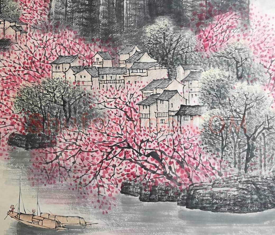 李可染丈二《漓江》，堪称旷世经典 | 国画欣赏