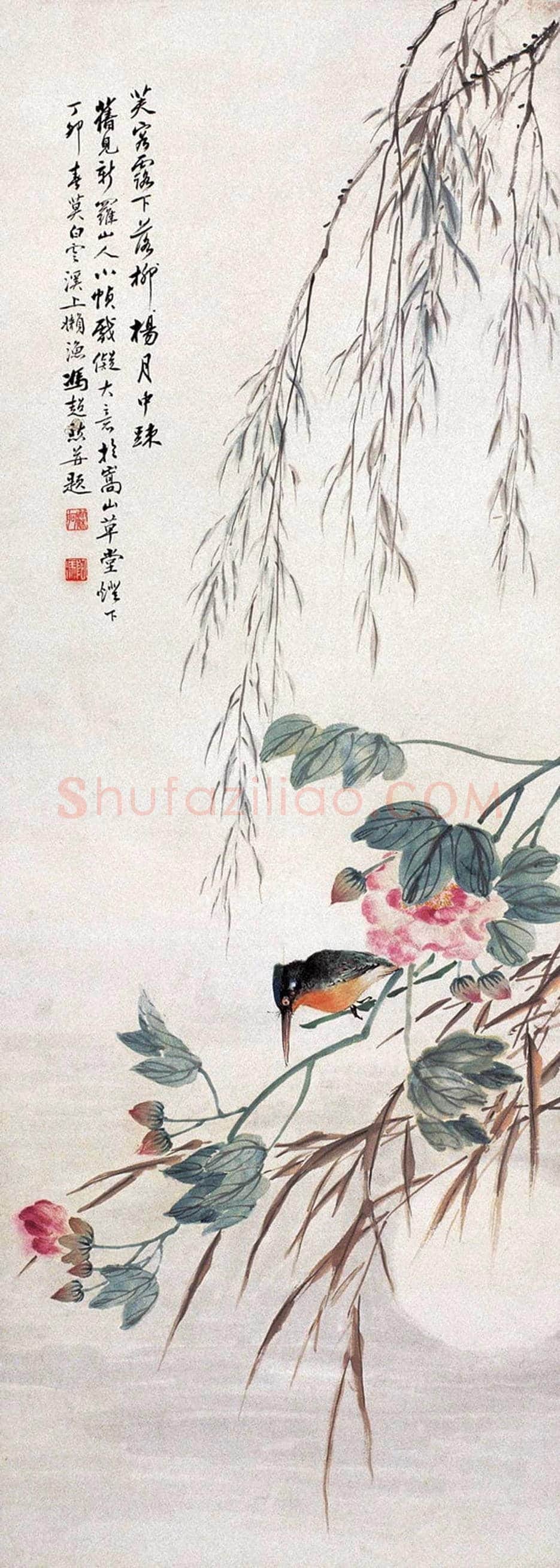 冯超然花鸟作品欣赏 | 书画科普