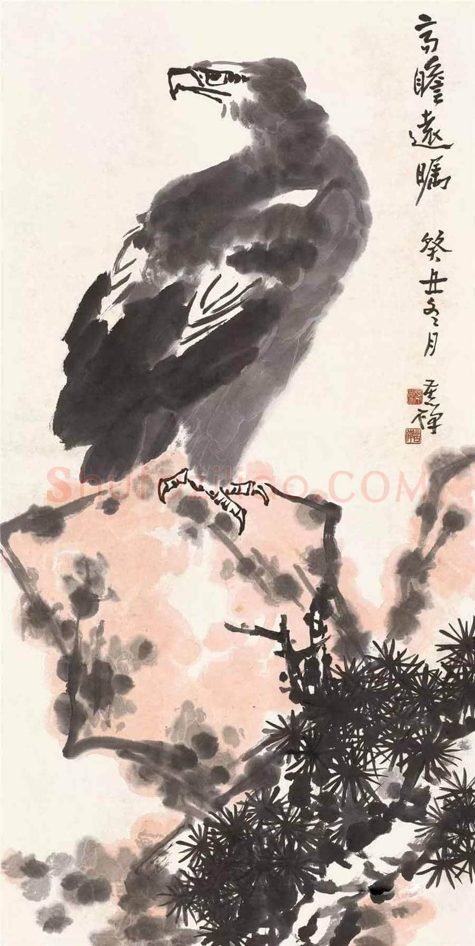 李苦禅笔下最贵的鹰都有哪些! | 书画学堂