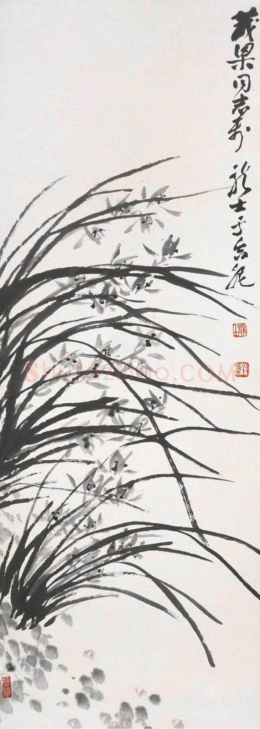 肖龙士简介及兰草作品欣赏 | 书画学堂
