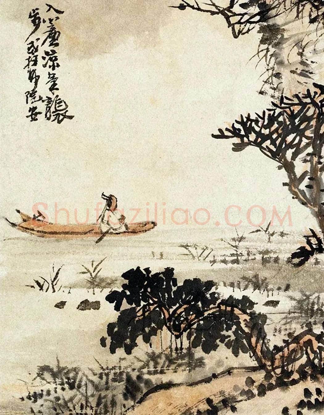 黄秋园《新秋沐雨》欣赏 | 书画百科