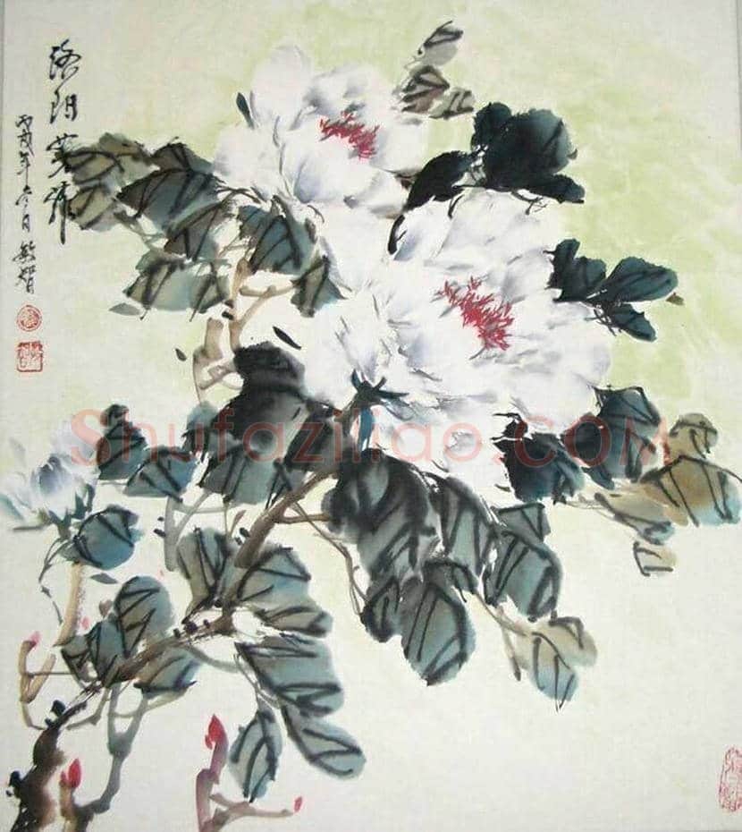 张锡武牡丹作品欣赏 | 书画资料