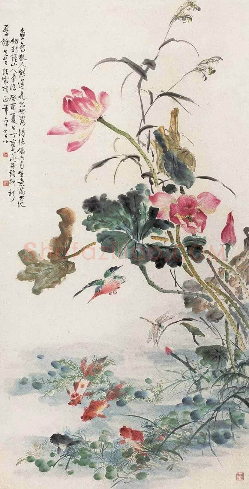 丁宝书花鸟画作品欣赏 | 书画科普