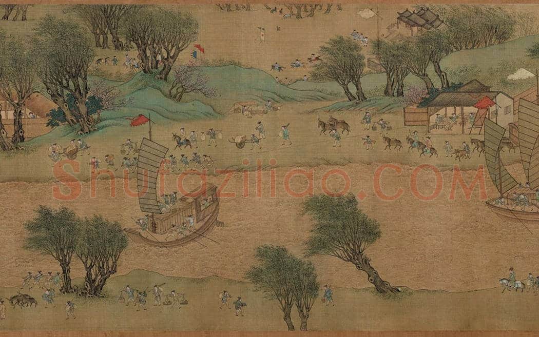 仇英《清明上河图》 欣赏 | 著名国画图片
