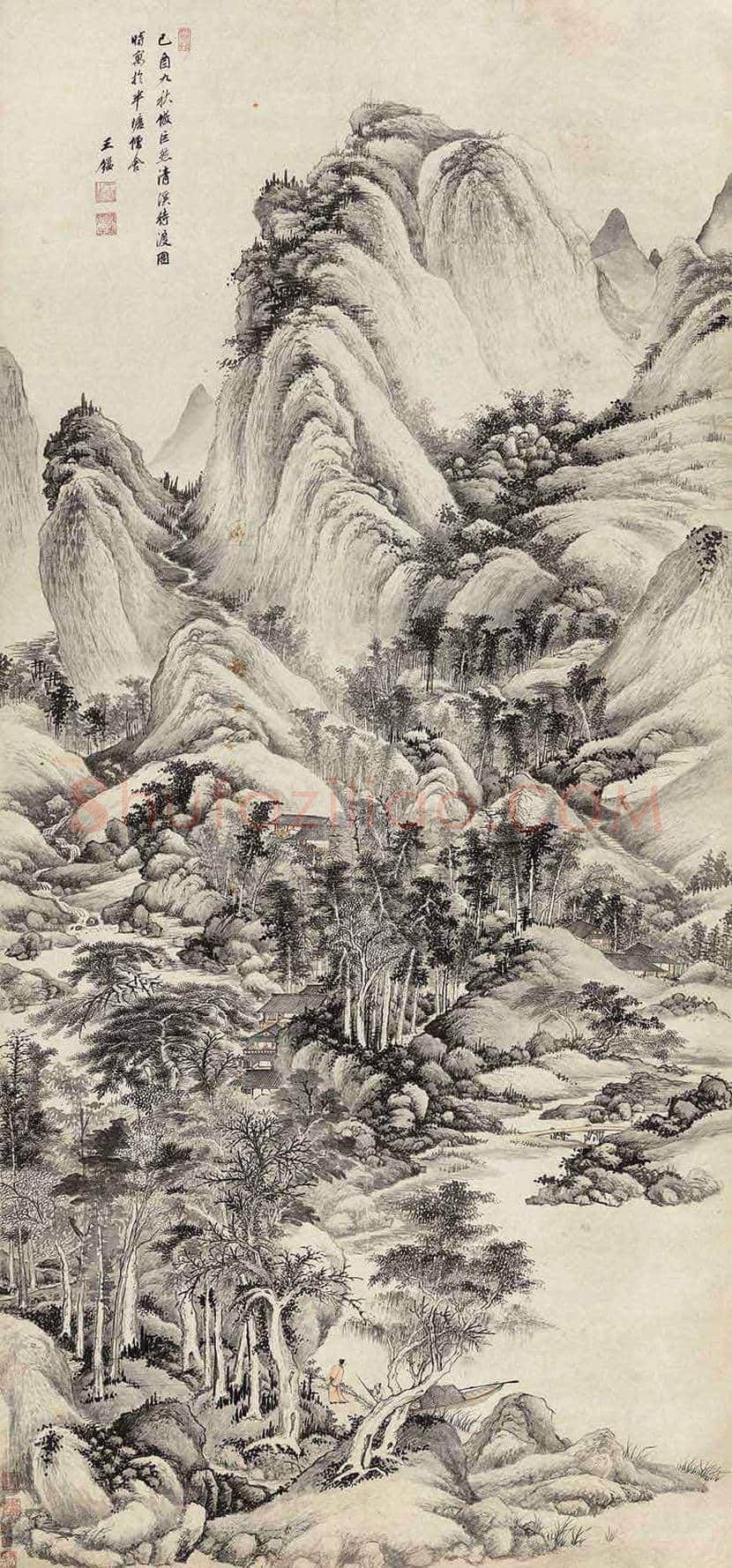 王鉴山水画价格,多少钱一平尺? | 书画讲解