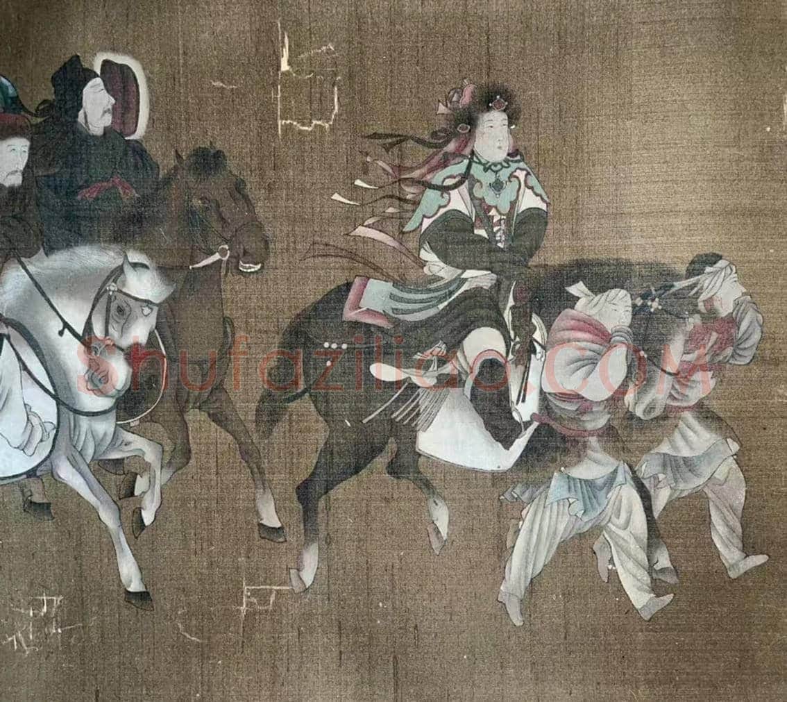 古贤逸翰——唐寅临张瑀《文姬归汉图》卷 | 国画作品