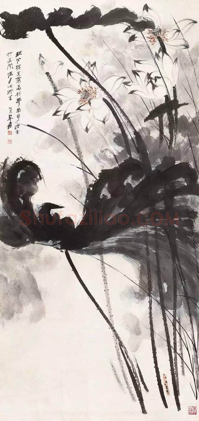 国画大师张大千的百荷图欣赏！ | 书画文摘