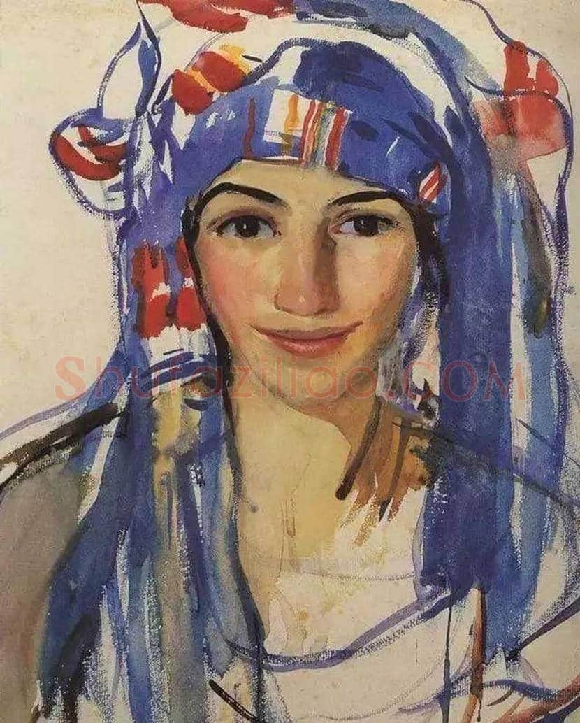 她是俄罗斯首位女画家,人美画更美! | 书画科普