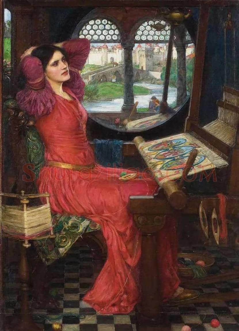 沃特豪斯笔下的女性，浪漫无比！ | 书画文摘