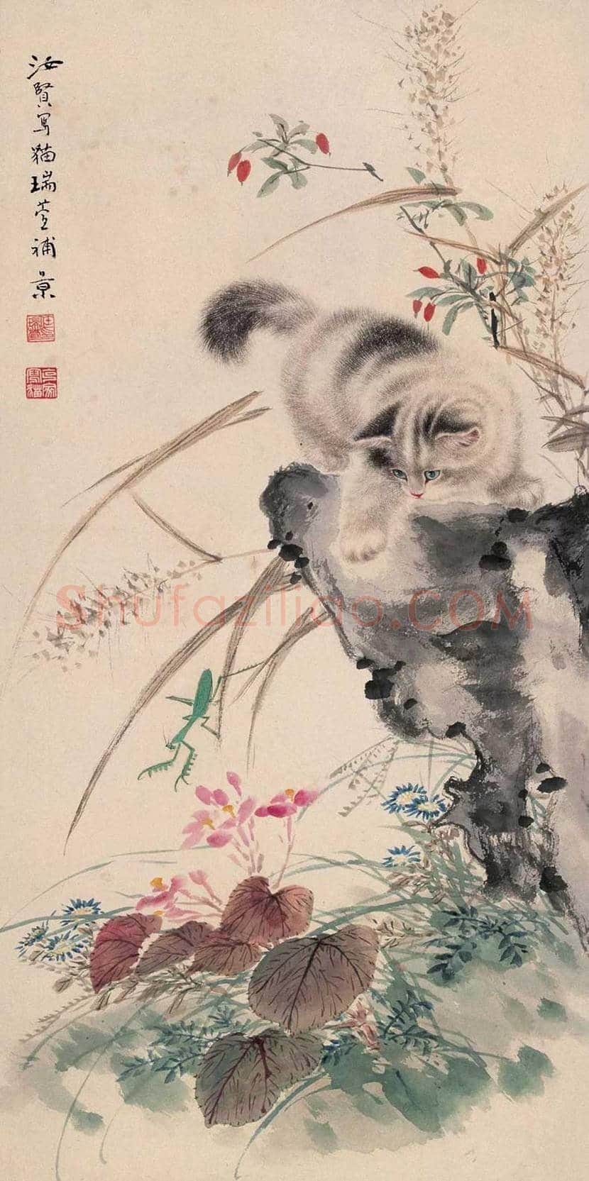 曹克家画猫作品欣赏 | 书画学堂
