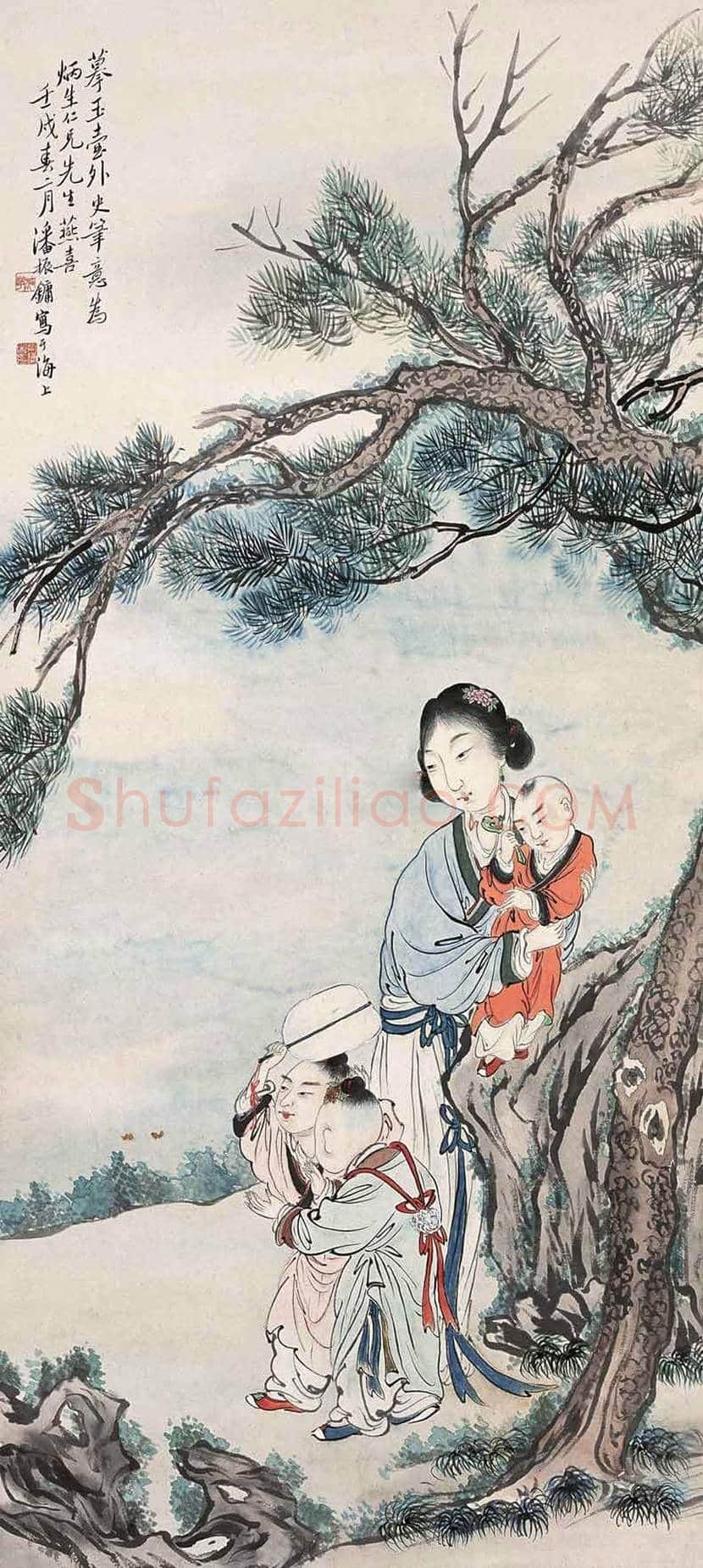 潘振镛人物画作品欣赏 | 书画知识