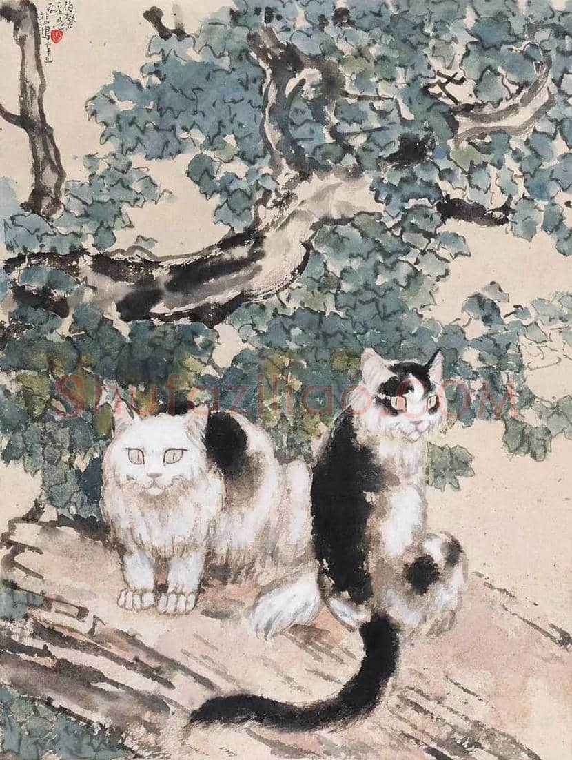 名家画猫作品欣赏 | 书画文摘