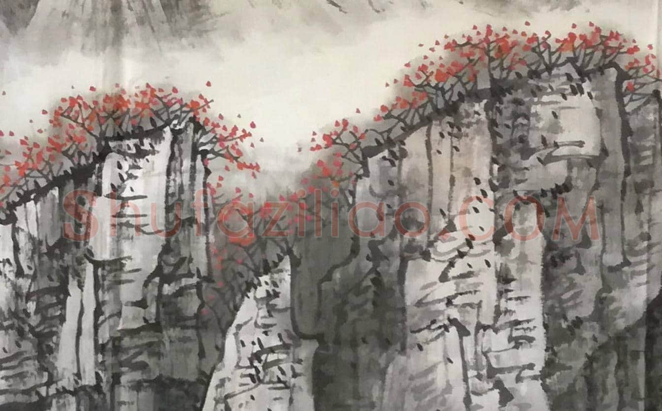 白雪石山水画《漓江之春》 | 国画赏析