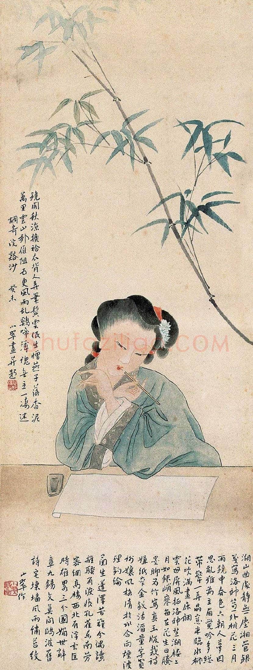 陈小翠人物作品欣赏 | 书画科普