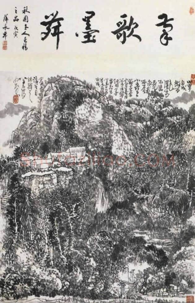 绘画奇人黄秋园作品欣赏(100幅) | 书画百科