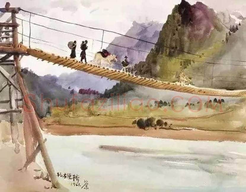 吴冠中水彩画作品欣赏 | 书画文摘