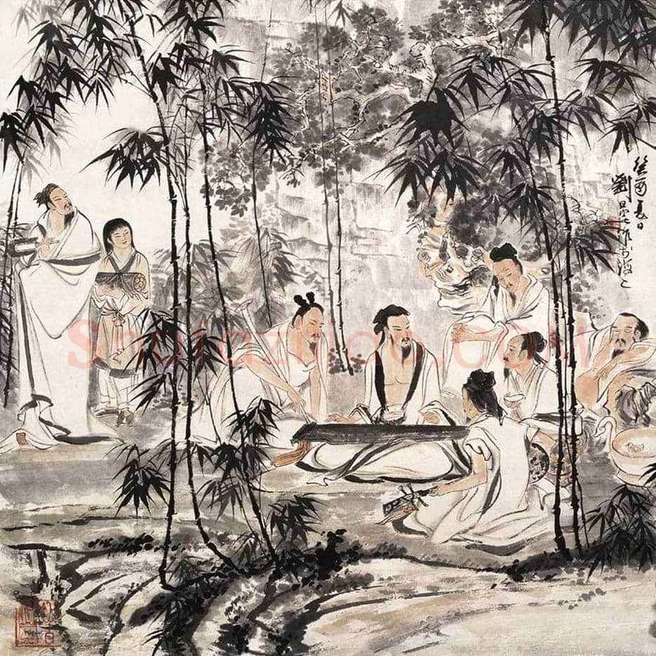 刘旦宅人物故事画图赏 | 书画百科