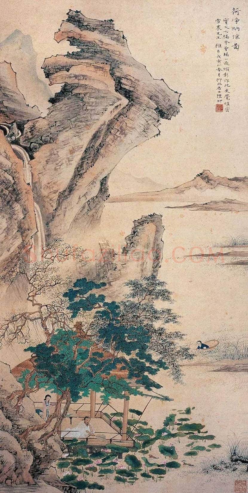 陆抑非山水画作品欣赏 | 书画资料