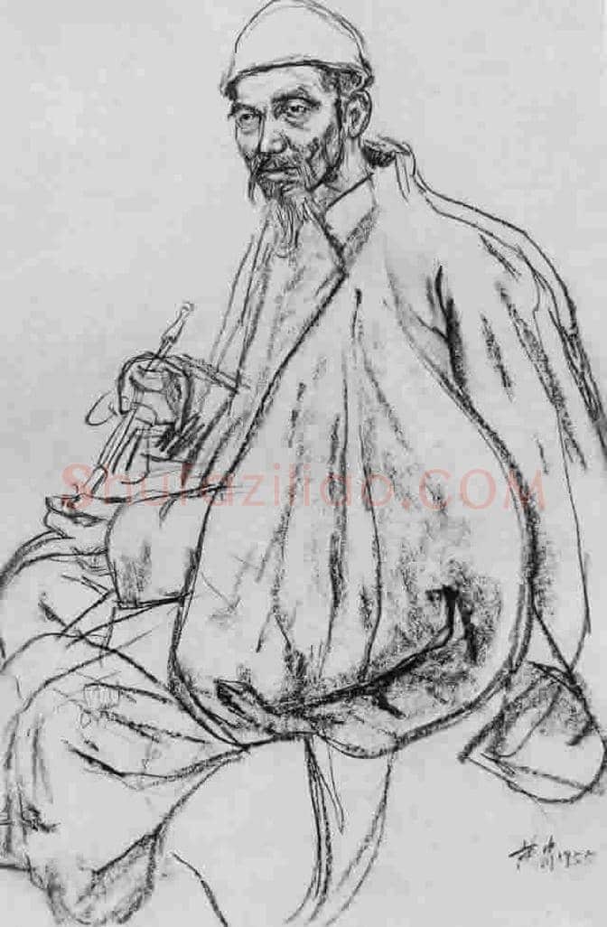 欣赏黄胄速写手稿100张！ | 书画学堂