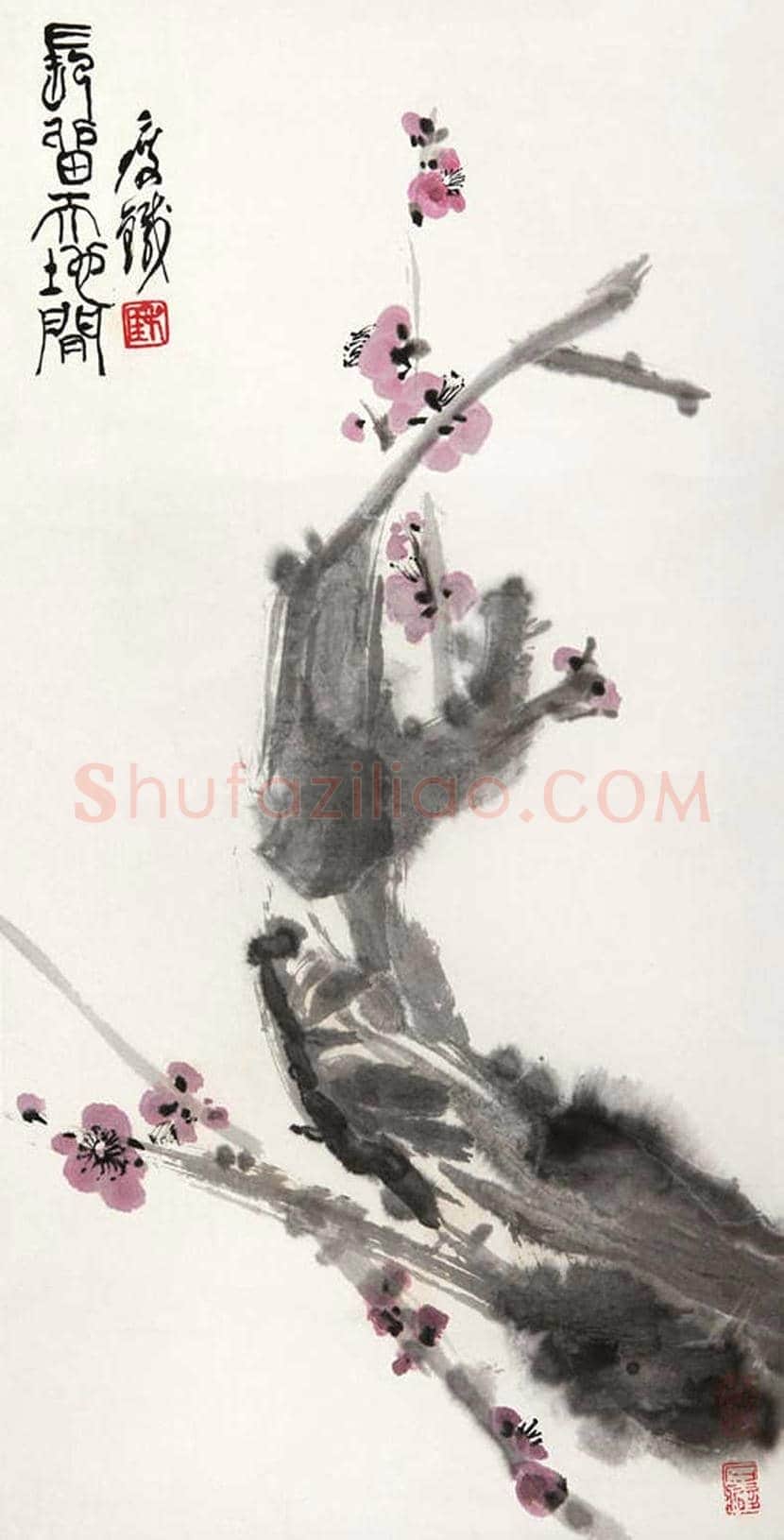 钱瘦铁花鸟画作品欣赏 | 书画讲解