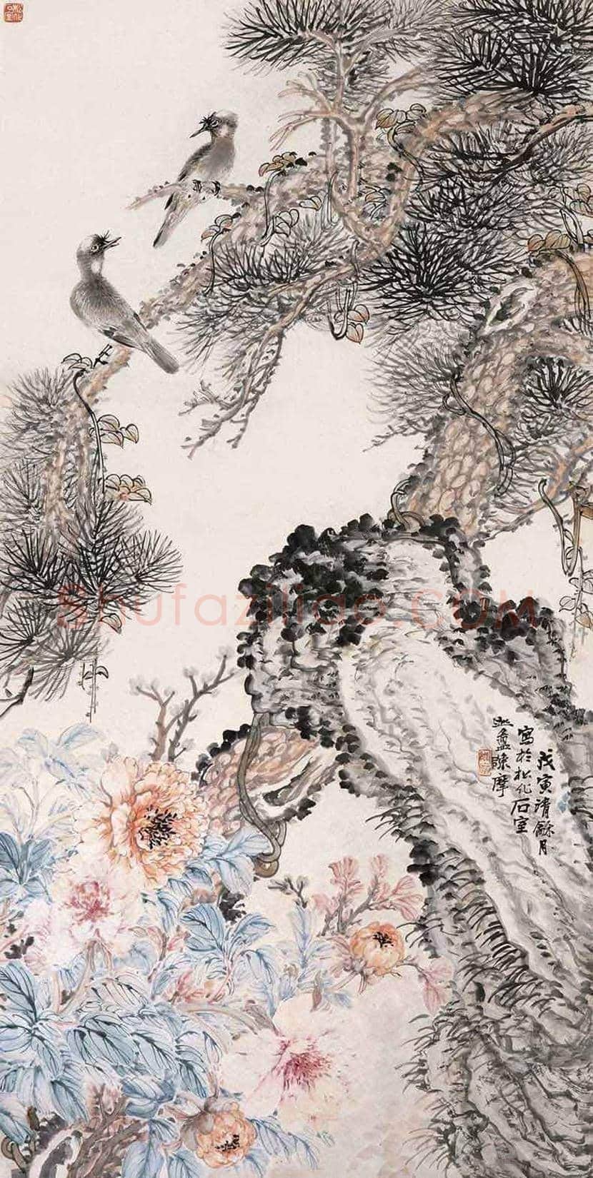 陈摩作品欣赏 | 书画资料