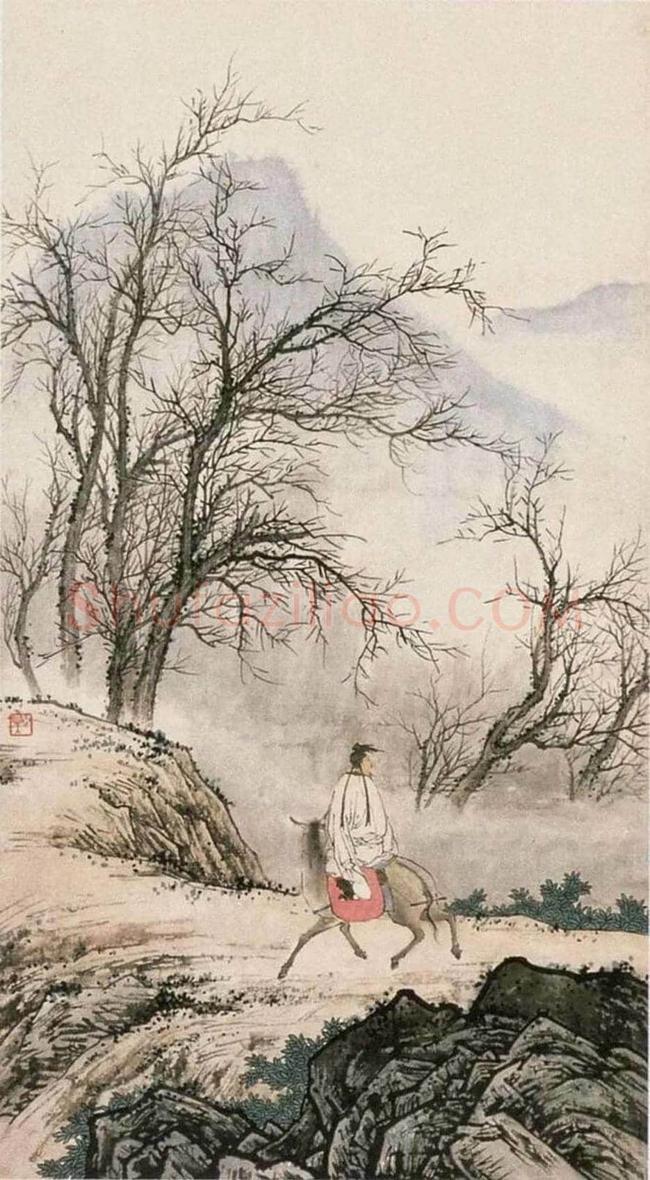 陈少梅先生的笔下四季，美到心醉！ | 书画知识