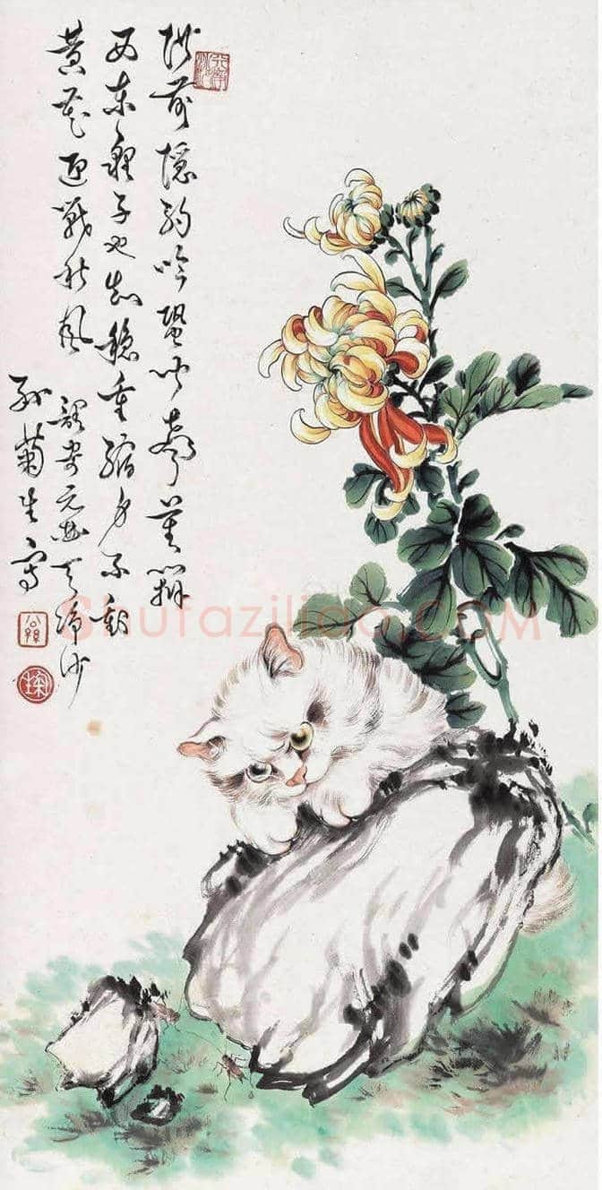 孙菊生:物理学教授业余画猫,且成为一代宗师! | 书画文摘