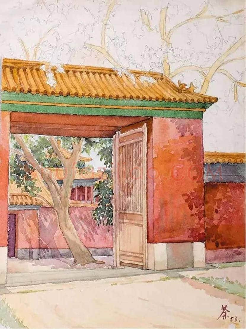 吴冠中水彩画作品欣赏 | 书画文摘