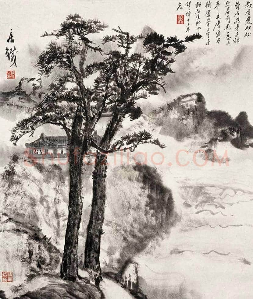 钱瘦铁山水画作品欣赏 | 书画常识