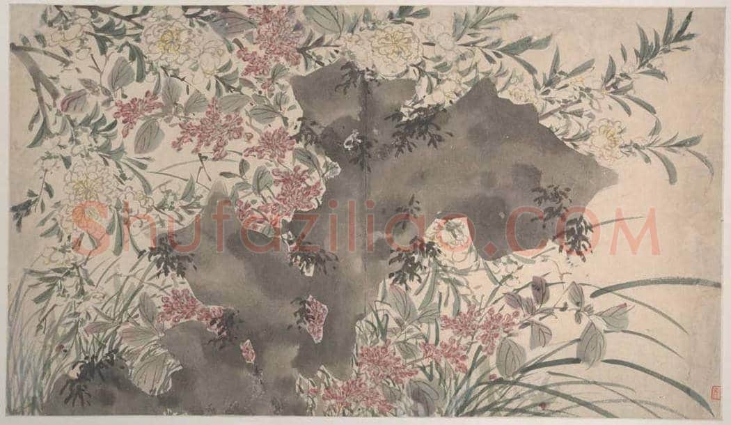 陈淳《花卉图》高清大图欣赏 | 书画常识
