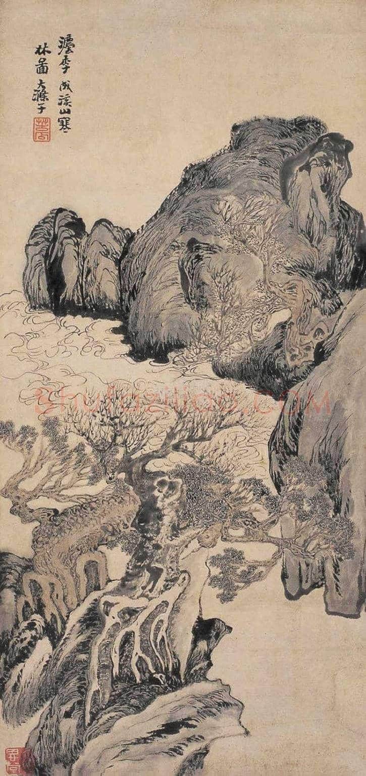 石涛山水画精品欣赏 | 书画常识