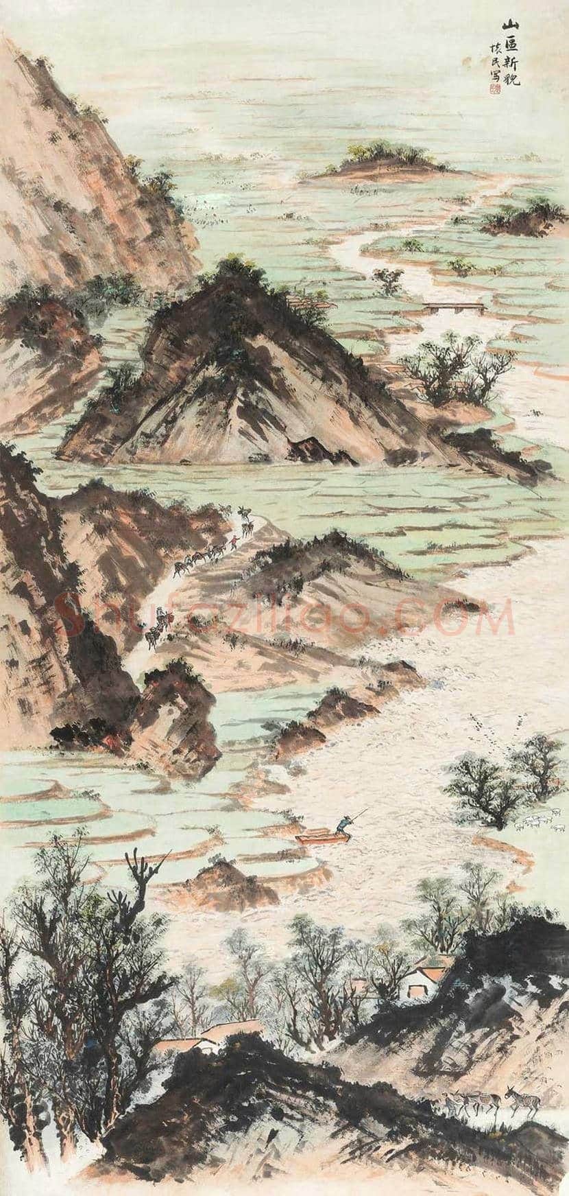 周怀民山水画作品欣赏 | 书画科普