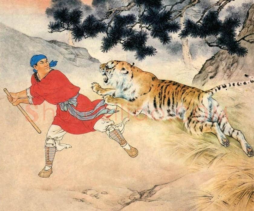 刘继卣连环画《武松打虎》欣赏 | 书画资料