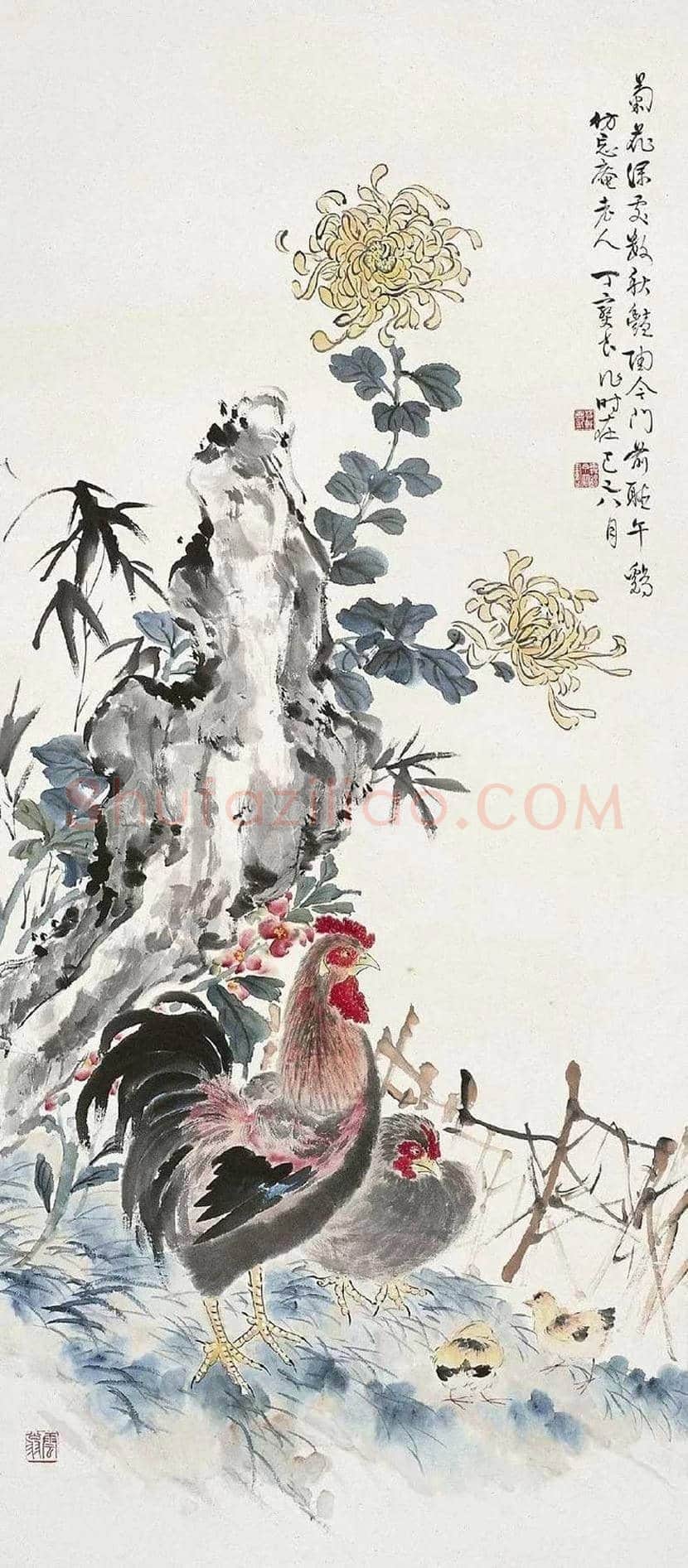 丁宝书花鸟画作品欣赏 | 书画科普