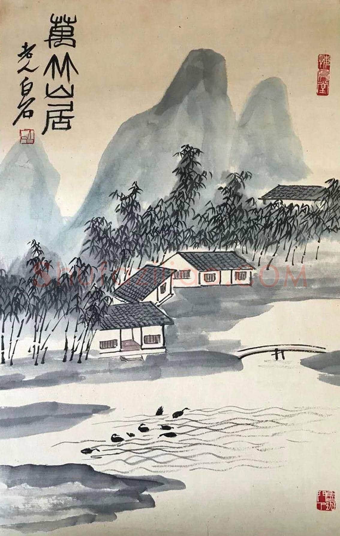胸中山水甲天下——齐白石《四季山水册》 | 国画赏析