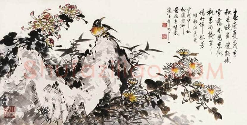吴野洲国画作品欣赏 | 书画学堂
