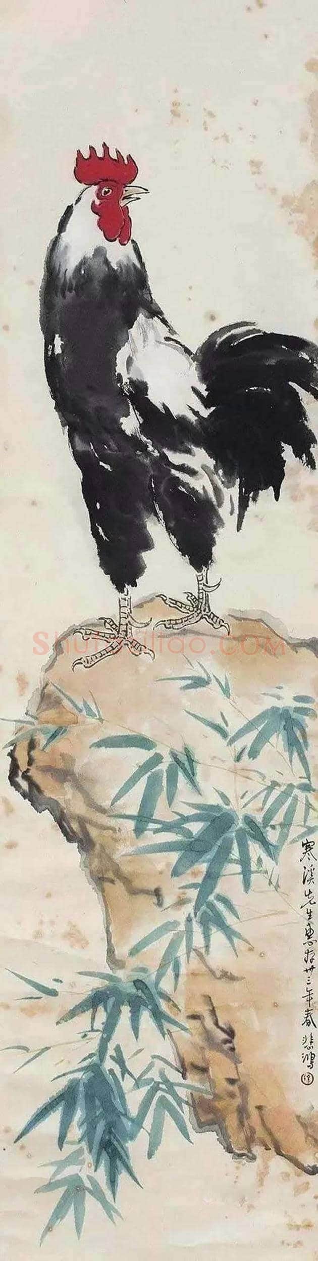 徐悲鸿笔下的46幅家畜图,形象生动 | 书画文摘