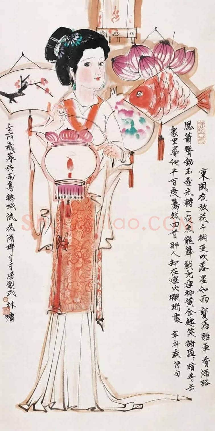 林墉精品水墨人物作品欣赏 | 书画讲解