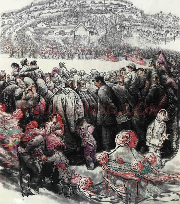 刘文西作品欣赏丨一文看懂刘文西 | 书画文摘