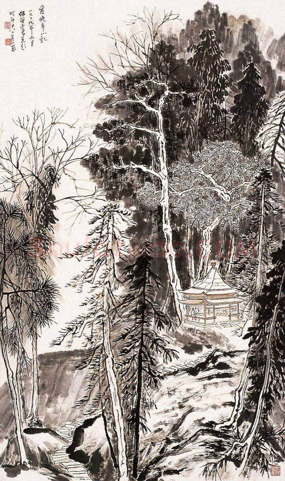 名家笔下的《爱晚亭》欣赏 | 书画科普