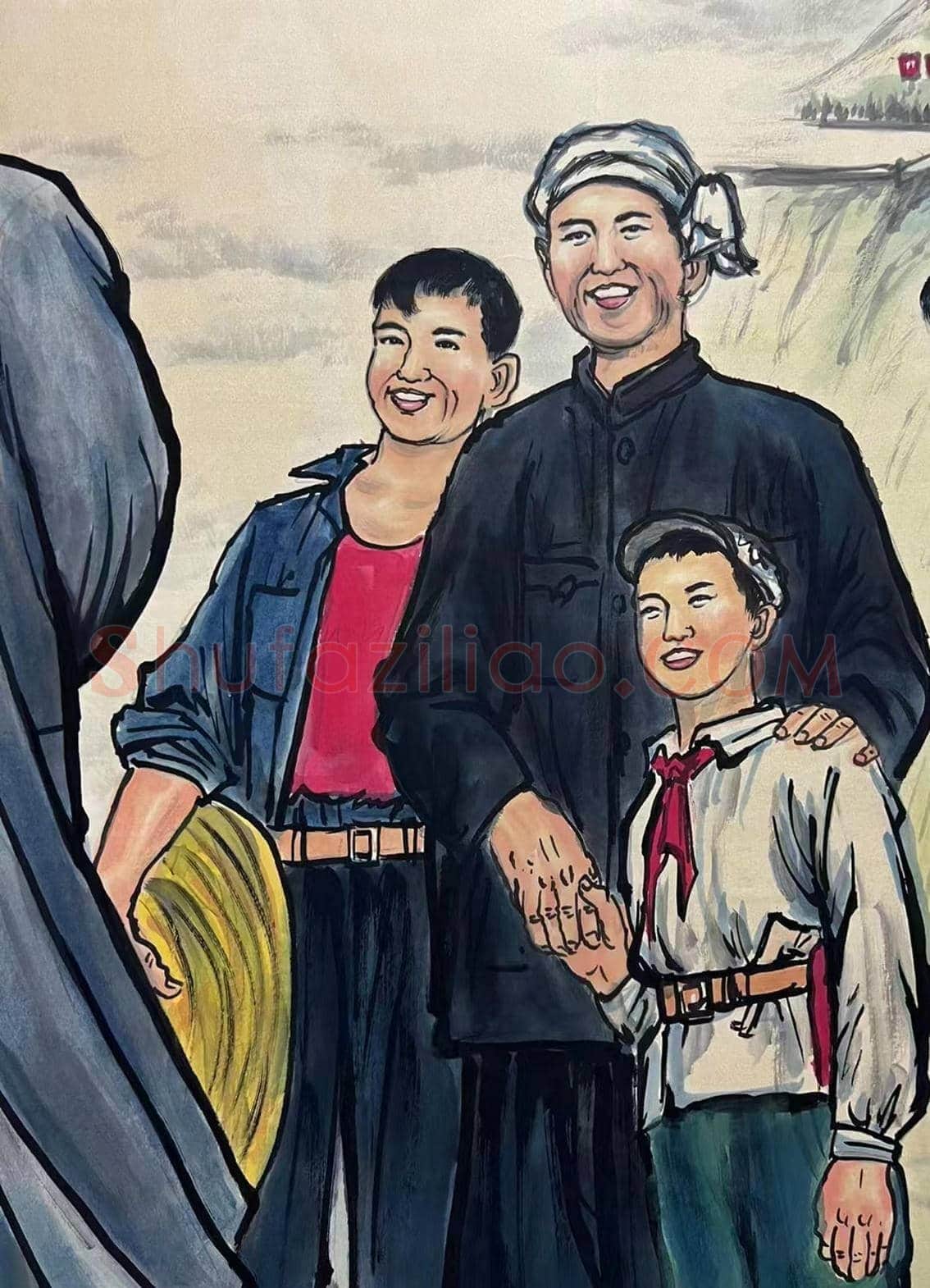 红色情怀巨制——何海霞《无限风光》 | 国画图片