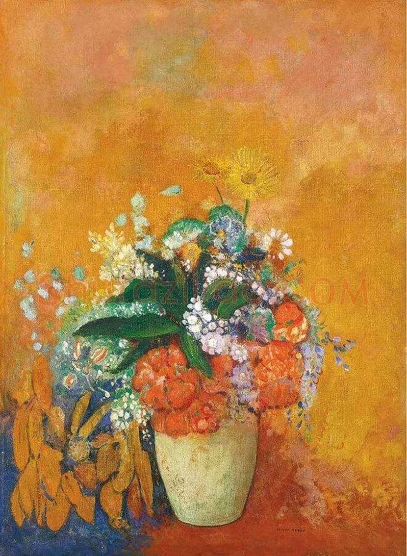 奥蒂诺·雷东的花卉作品欣赏 | 书画百科