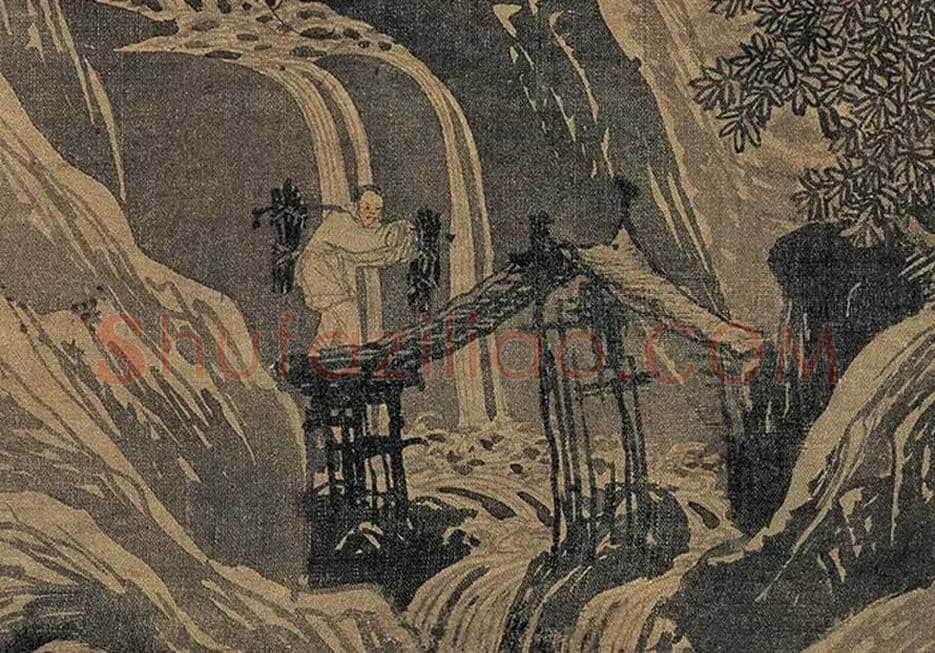 唐寅作品《骑驴归思图》欣赏 | 书画知识