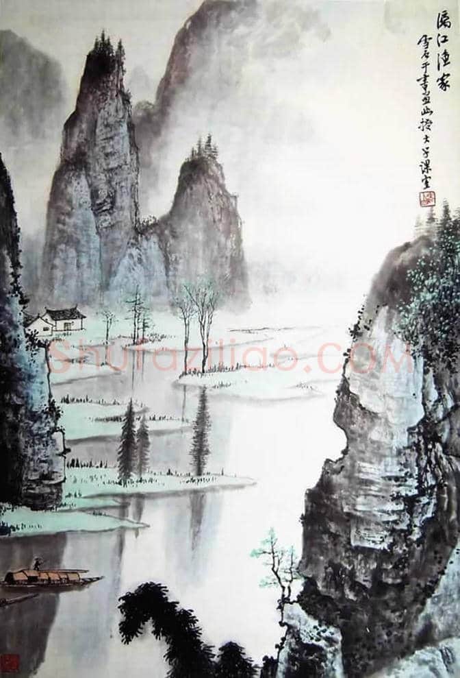 白雪石绘画作品《桂林山水》欣赏(100幅) | 书画文摘