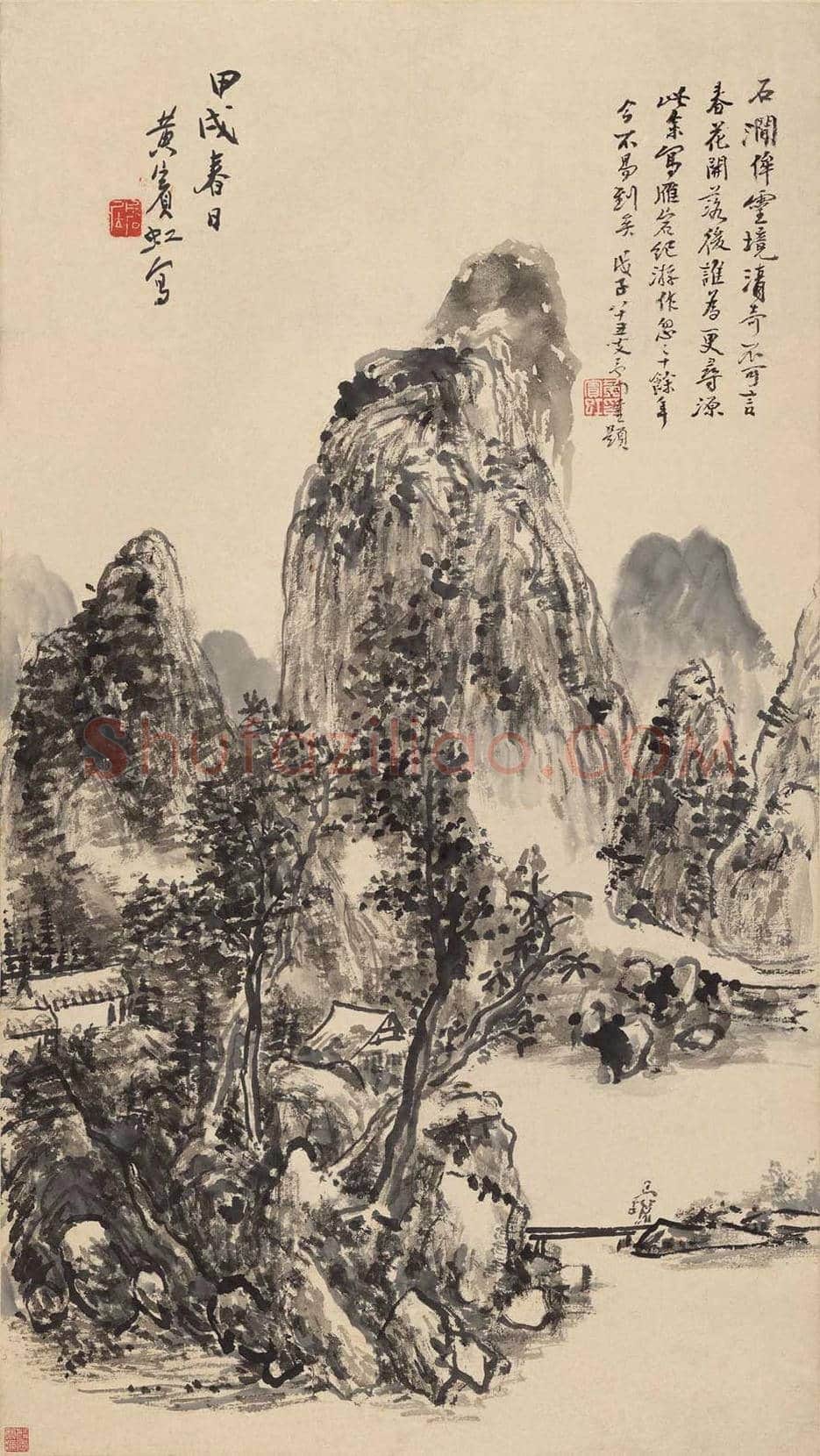 黄宾虹绘画作品欣赏 | 书画讲解