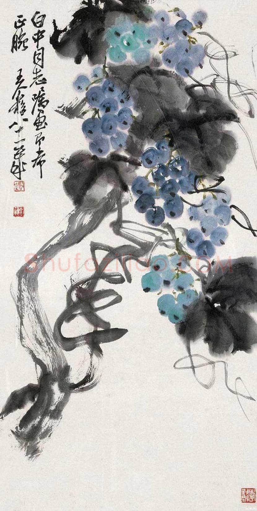 王个簃花鸟画作品欣赏 | 书画文摘